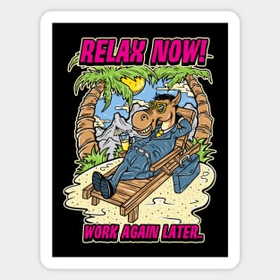 Relax Now Sticker